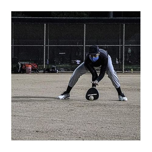  PowerNet Perfect Fielder | Soft Hands Training Tool for Baseball and Softball | Improve Transition Time from Glove to Throwing Hand | Right and Left Hand Use