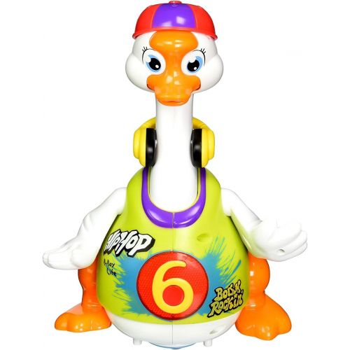  PowerTRC Kids Musical Dancing, Singing and Talking Hip Hop Goose | Flashing Lights | Interactive Toy | Electronic Buddy | Green