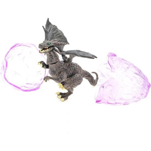  PowerTRC Realistic Dragon Puzzle Figurines in Jurassic Hatching Eggs | Party Favor and Goodie Bag Filler | Take Apart Dragon Toys