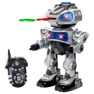 Robokid Programmable Disc Shooting Electric RC Robot by PowerTRC