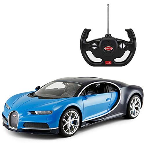  PowerTRC 1:14 Scale Bugatti Chiron Rastar RC Car, Licensed Radio Remote Control Sports