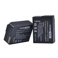 PowerTrust 2X DMW-BLC12 DMW-BLC12E DMW-BLC12PP Battery for Panasonic Lumix DMC-FZ200, DMC-FZ1000, DMC-G5, DMC-G6, DMC-G7, DMC-GX8, DMC-G85, DMC-GH2 Digital Camera