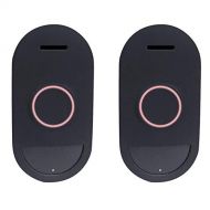 PowerTrust 2Pack Silicone Skin Case Cover, UV & Weather Protection Skins Cover Compatible with Arlo Audio Doorbell Black