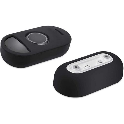  PowerTrust 2Pack Silicone Skin Case Cover, UV & Weather Protection Skins Cover Compatible with Arlo Audio Doorbell Black