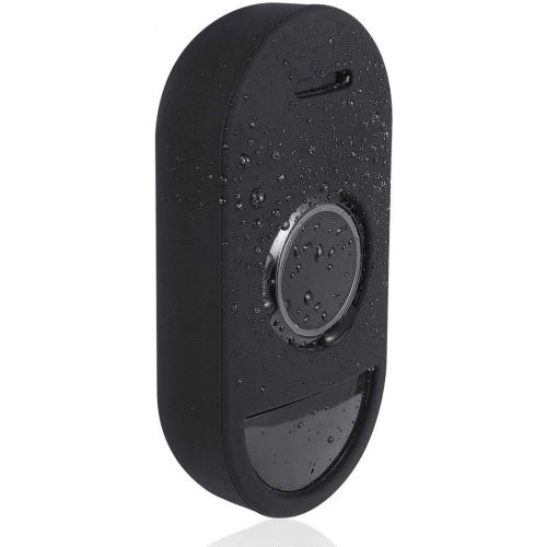  PowerTrust 2Pack Silicone Skin Case Cover, UV & Weather Protection Skins Cover Compatible with Arlo Audio Doorbell Black