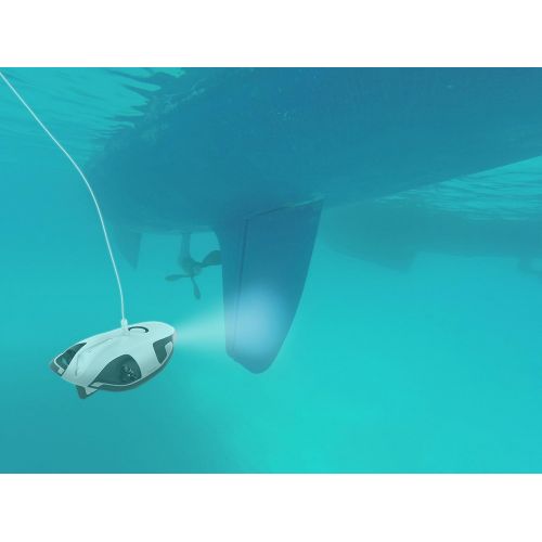  [아마존베스트]Powervision PowerRay Wizard Underwater 4K UHD ROV with FPV Headset for Real-Time Viewing, Streaming and Recording Underwater World