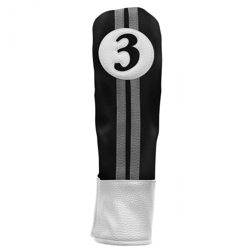  Powerbilt Golf Special Edition Retro BlackCharcoal 3 Fairway Wood Headcover by PowerBilt