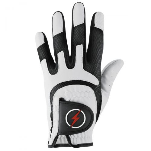  Powerbilt One-Fit Adult Golf Glove - Mens LH WhiteBlackby PowerBilt