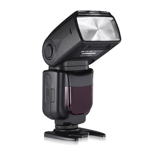  Powerextra DF-400 Speedlite Flash Light For Canon Nikon Pentax Samsung Fujifilm Olympus Panasonic Sigma Minolta Leica Ricoh DSLR Cameras and Digital Cameras with Single-Contact Hot