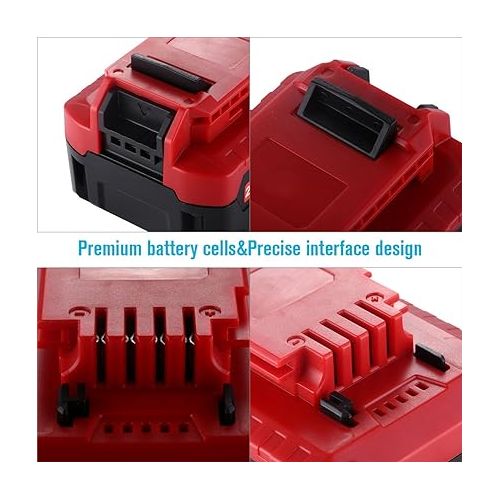  Powerextra 2 Pack 6.0Ah 20V MAX Lithium Replacement Battery Compatible with Porter Cable PCC685L PCC680L