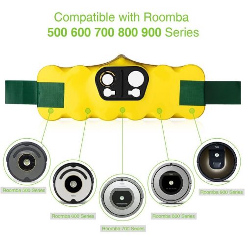  [아마존 핫딜] [아마존핫딜]Powerextra 3.8Ah Ni-MH Battery Compatible with iRobot Roomba R3 500,600,700,800,900 Series 500 510 530 531 532 535 536 540 550 552 560 570 580 595 600 620 650 660 700 760 770 780 7