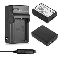 [아마존베스트]Powerextra 2 Pack LP-E10 Batteries and Charger Replacement for Canon EOS Rebel T3, T5, T6, T7, Kiss X50, Kiss X70, EOS 1100D, EOS 1200D, EOS 1300D, EOS 2000D, EOS 1500D Digital Cam