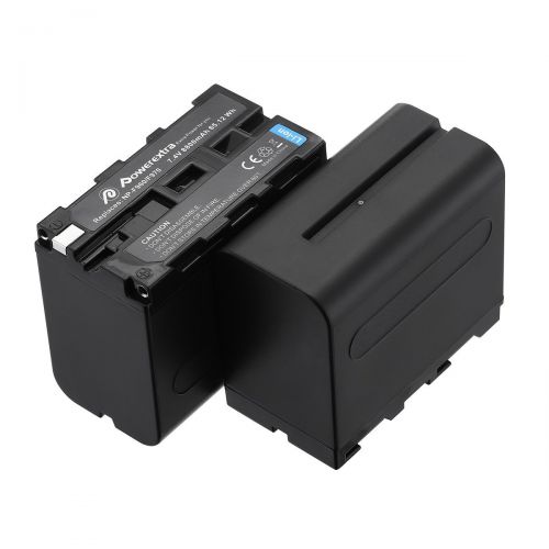  Powerextra 2 Pack Replacement Sony NP-F970 Battery Compatible with Sony DCR-VX2100, DSR-PD150, DSR-PD170, FDR-AX1, HDR-AX2000, HDR-FX1, HDR-FX7, HDR-FX1000, HVL-LBPB, HVR-HD1000U,