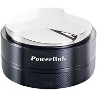 Powerlink 53mm Coffee Distributor & Tamper,Espresso Distribution Tool/Leveler, 3 Angled Slopes Adjustable Palm Tamper,Compitable with 54mm Breville Portafilter- Professional Espres