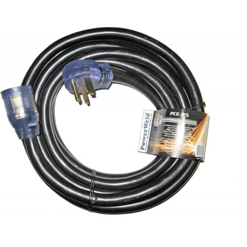  Powerweld PowerWeld PCE-50 83 Type STW 250V Welder Power Cable Extension