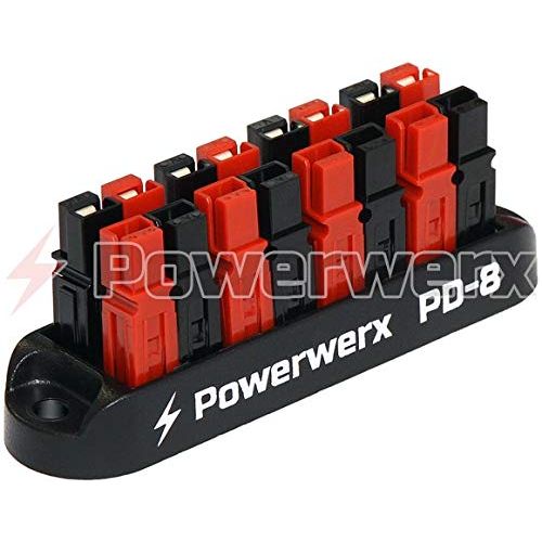  Powerwerx PD-8 8 Position Power Distribution Block for 153045A Powerpole Connectors