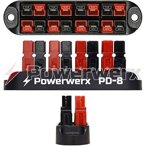  Powerwerx PD-8 8 Position Power Distribution Block for 153045A Powerpole Connectors