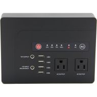 [아마존 핫딜] [아마존핫딜]Powkey 200Watt Portable Power Bank with AC Outlet for Camping 42000mAh Power Supply for CPAP ,2 AC Ports, 4 USB Ports, 2 DC Port