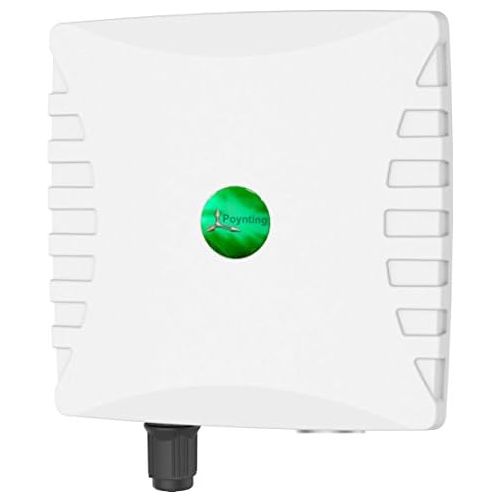  Poynting WLAN-60 Dual Band Wi-Fi Antenna | 2.4-2.5GHz, 3.3-3.8GHz, 5-6GHz | 802.11bgnaac WiFi | 15dBi gain | Ideal for Outdoor, Factories, and wRF Noise Present | IP65 | Acid