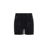 Prada Denim spots detailed shorts