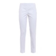 Prada Stretch poplin white trousers