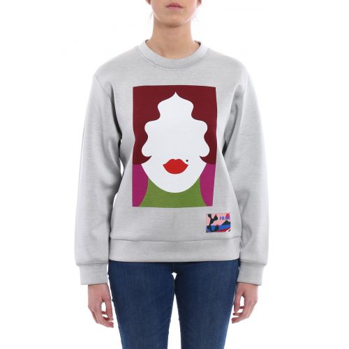 프라다 Prada Printed tech cotton sweatshirt