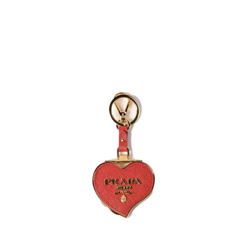 프라다 Prada Heart-shaped key holder