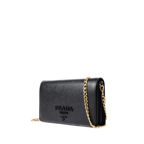 프라다 Prada Saffiano leather cross body bag