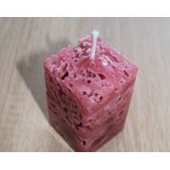 PramisBastelwelt Ice Candle cuboid / Candle with ice technique/ gift for her / decoration / home decor / scented candle