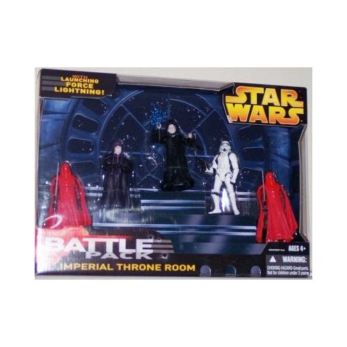 해즈브로 Hasbro Star Wars EIII Revenge of the Sith Exclusive Deluxe Battlepack Action Figure Set Imperial Throne Room