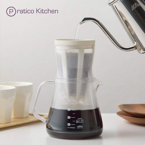  Pratico Kitchen Duet Drip Brew & Cold Brew Multipurpose Coffee Maker - Make Drip Coffee or Cold Brew