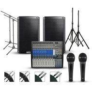 PreSonus Complete PA Package with PreSonus StudioLive AR16 USB Mixer and Alto Truesonic 2 Series Powered Speakers