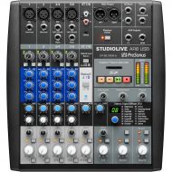 PreSonus},description:StudioLive AR8 USB 8-channel hybrid mixers make it simple to mix and record shows, productions, rehearsals, podcasts and more. It is lightweight, versatile, a