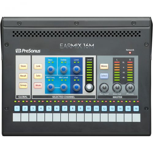  PreSonus},description:Designed to work seamlessly with PreSonus’ StudioLive Series III family of mixers, yet compatible with other AVB-enabled systems, the PreSonus EarMi