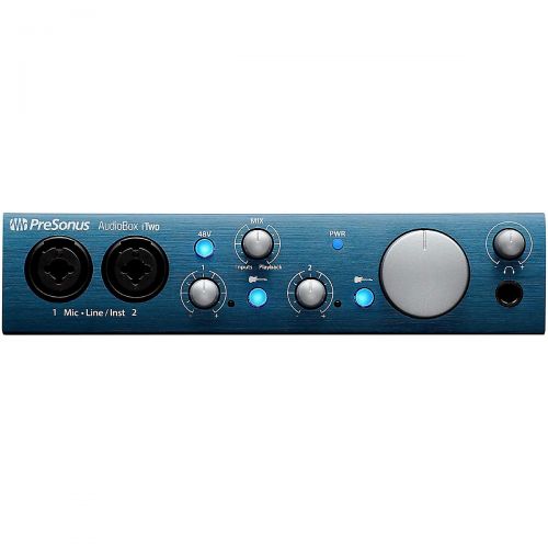  PreSonus},description:The PreSonus AudioBox iTwo offers even more flexibility for mobile musicians and podcasters who are looking for a professional means of recording on their iPa