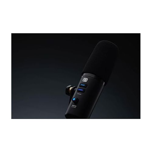  PreSonus Revelator Dynamic USB Microphone for recording, podcasts, and streaming with onboard effects and easy-to-use presets plus a built-in mixer and Studio One DAW Recording Software
