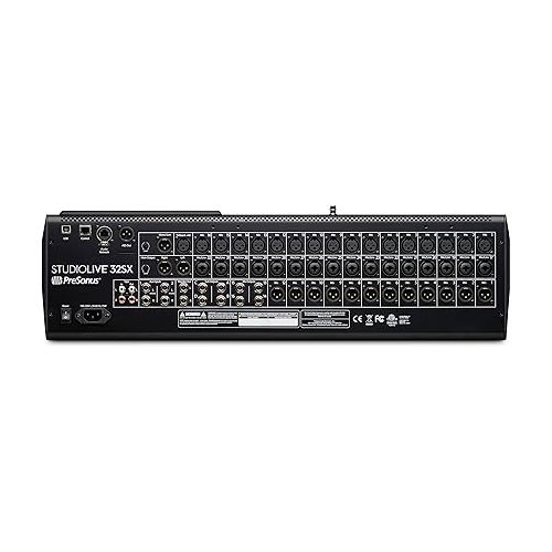  PreSonus StudioLive 32SX Compact 32-channel/26-bus digital mixer with AVB networking and dual-core FLEX DSP Engine