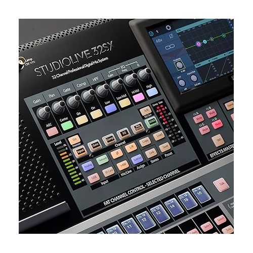  PreSonus StudioLive 32SX Compact 32-channel/26-bus digital mixer with AVB networking and dual-core FLEX DSP Engine