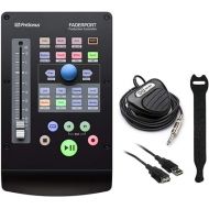 PreSonus FaderPort Single-Fader USB Control Surface (2nd Gen) with Hosa FSC-604 Footswitch, Fastener Straps (10-pck) & USB Extension Cable (10') Bundle