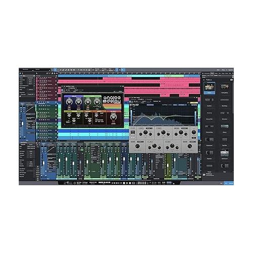  Presonus AudioBox 96 Studio Audio Interface with Creative Software Kit and Studio Bundle and CR5-X Pair Studio Monitors with Isolation Pads with and 1/4 Cables