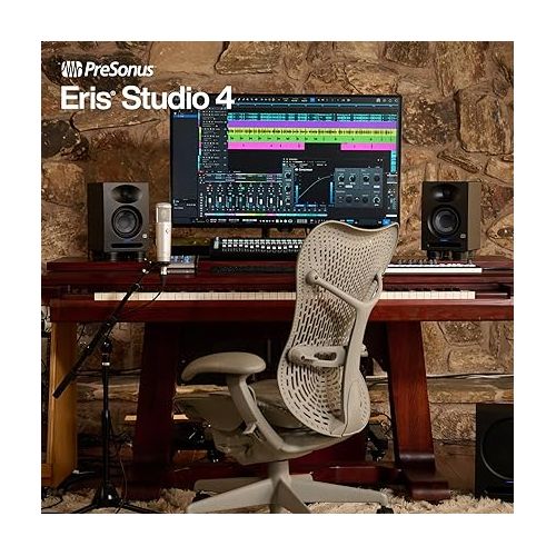  PreSonus Eris Studio 4 4.5-inch 2-Way Active Studio Monitors with EBM Waveguide