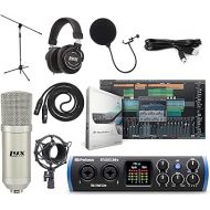 PreSonus Studio 24c 2x2 USB Type-C Audio/MIDI Interface Studio Bundle with Studio One Artist Software Pack