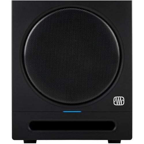  PreSonus Eris Studio 4 4.5-Inch Compact Active Studio Monitors with Acoustic Tuning Bundle with 1/4-Inch TRS Cables, 1/4-Inch TRS to XLR Male, Studio Subwoofer and Speakers Isolation Pads (8 Items)
