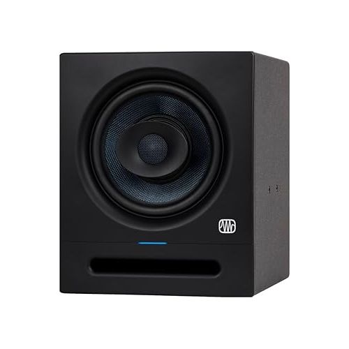  PreSonus Eris Pro 6 6-Inch Active Coaxial 2-Way Studio Monitor with Power Saver Bundle with 1/4-Inch TRS Cables, 1/4-Inch TRS to XLR Male, Studio Subwoofer, and Speakers Isolation Pads (8 Items)