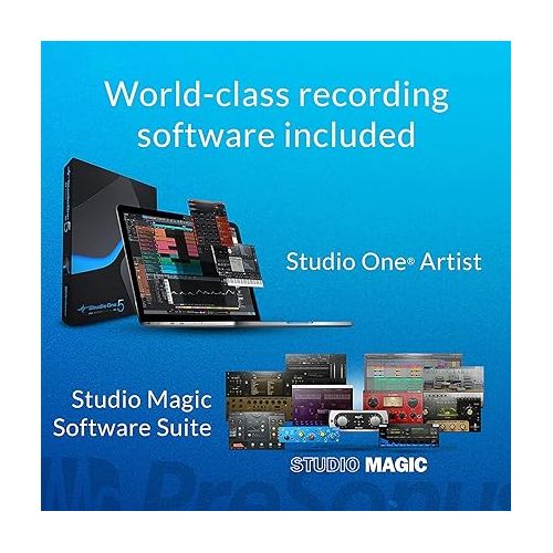  PreSonus AudioBox 96 25th Anniversary USB Audio Interface with Studio One Artist DAW Recording Software