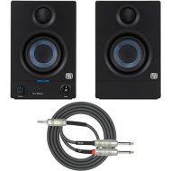 PreSonus Eris 3.5 3.5-Inch Low-Frequency Studio Monitor (Pair) with Breakout Cable Bundle