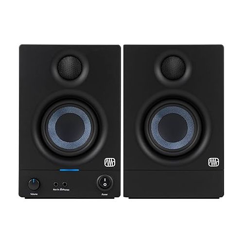  PreSonus Studio 24c 2x2 USB-C Audio/MIDI Interface with New Designed Eris E3.5 Studio Monitors and with Studio One Artist Software Pack & Isolation Recording Shield