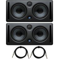 PreSonus Eris E66 MTM Powered Studio Monitor with Focus Camera by Kirlin 1/4 Inch TRS Cable Bundle (2 Items)
