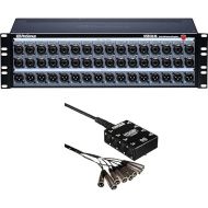 PreSonus NSB 32.16 AVB-Networked 32x16 Stage Box Bundle with Hosa Technology SH 8X0 25 8-Channel Sub Snake Station with No Return (25 ft)