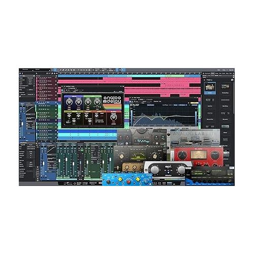  PreSonus Studio 24c 2x2 USB Type-C Audio / MIDI Interface with LyxPro Professional Microphone Kit and Sound Absorbing and Vocal Booth Recording Isolation Shield